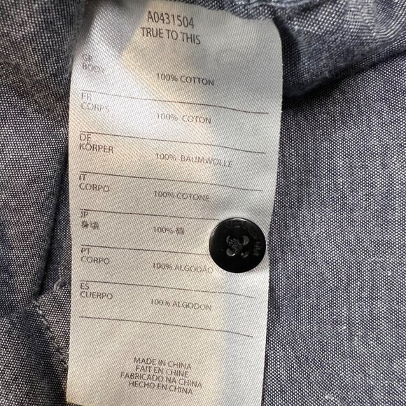 Volcom Shirt PS Womens Slim Fit Short Sleeve Striped Button Down Sz Petite Small - Picture 7 of 9